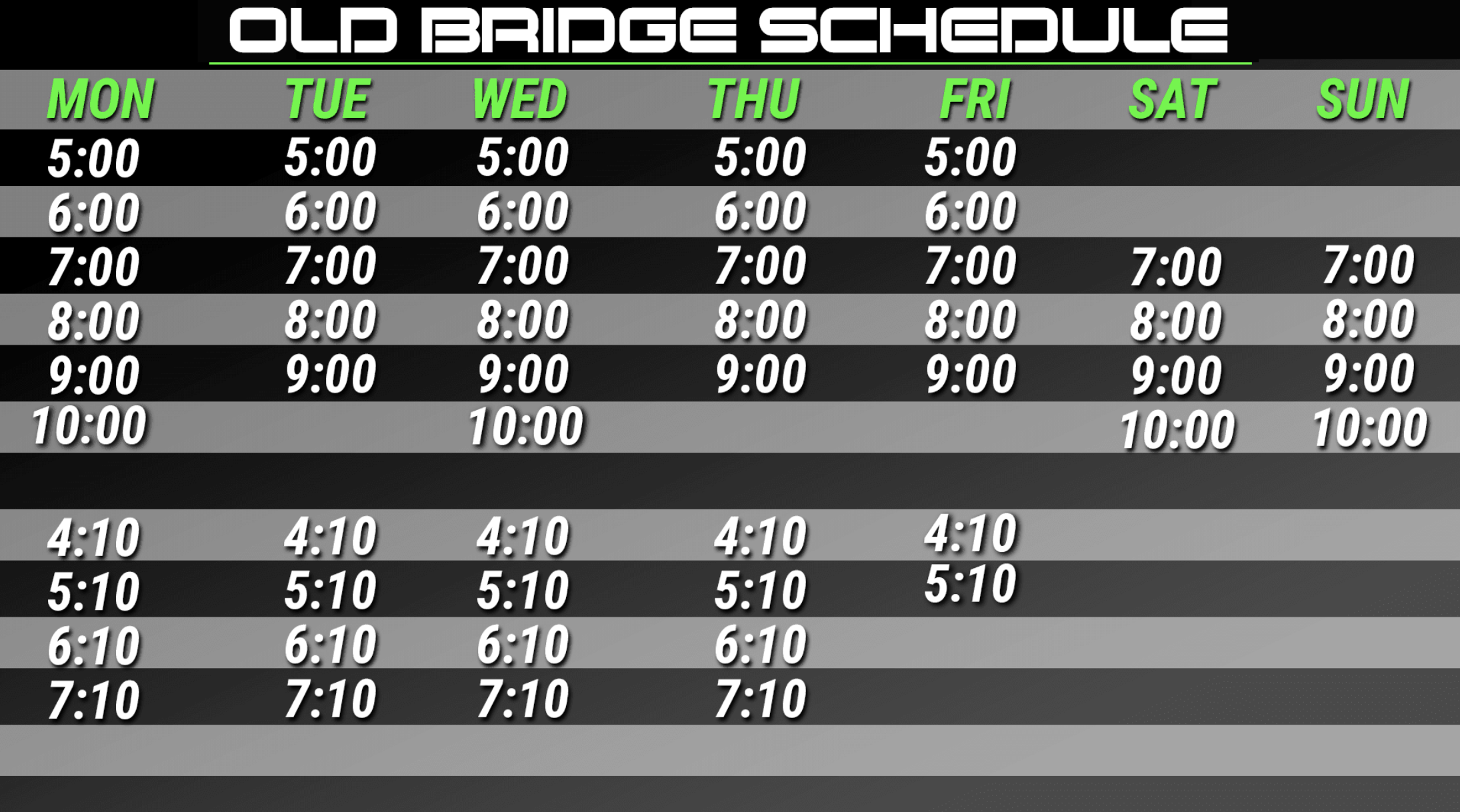 SETSBuilt | Thank You Old Bridge